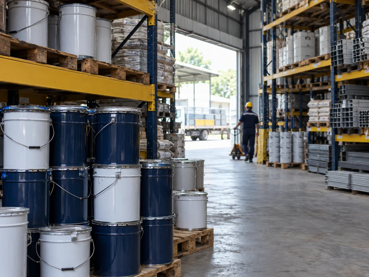Ilustrasi material coating untuk kebutuhan industri